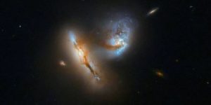 UGC 2369 galaxy pair in space